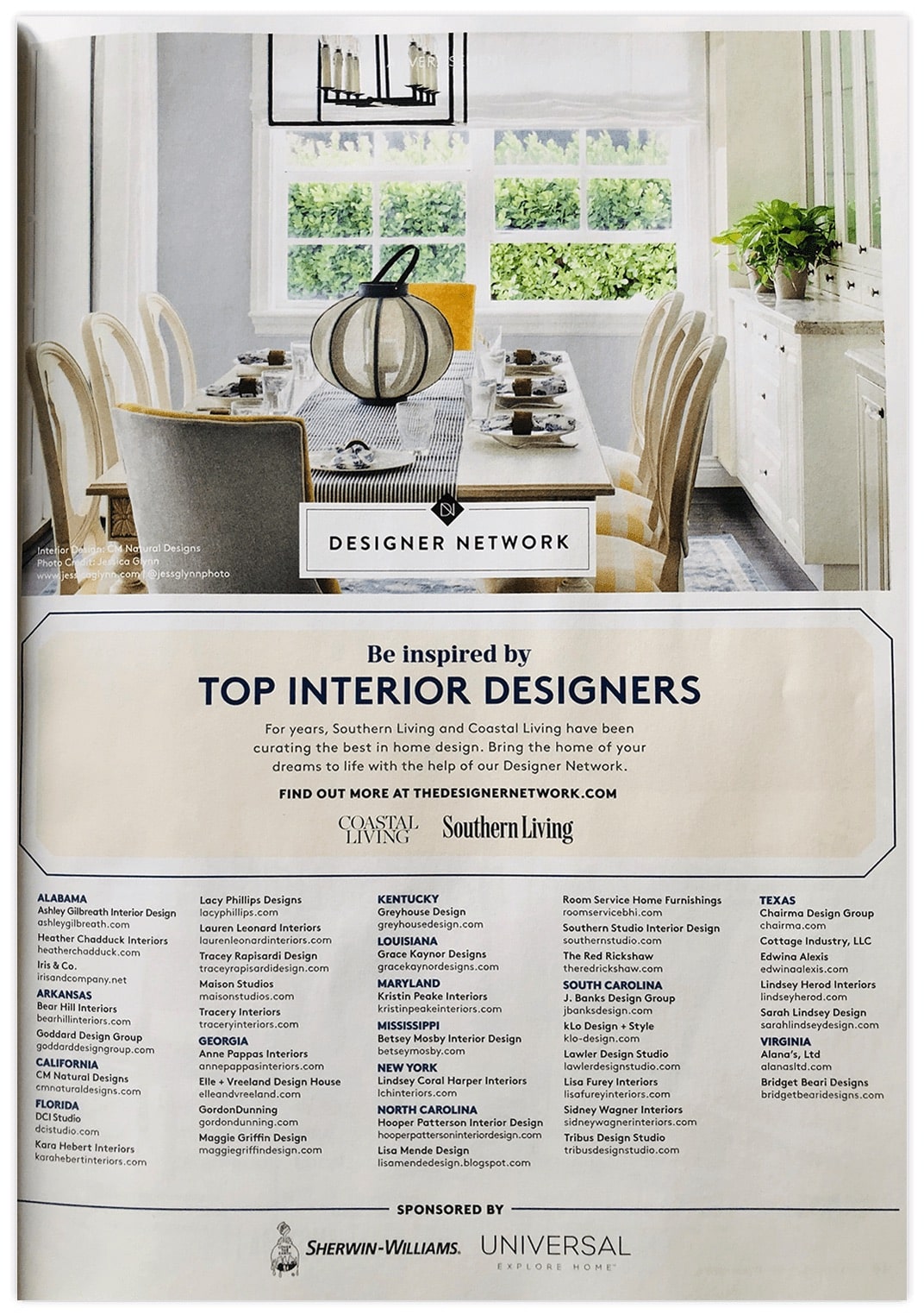 Coastal Living – Winter 2019